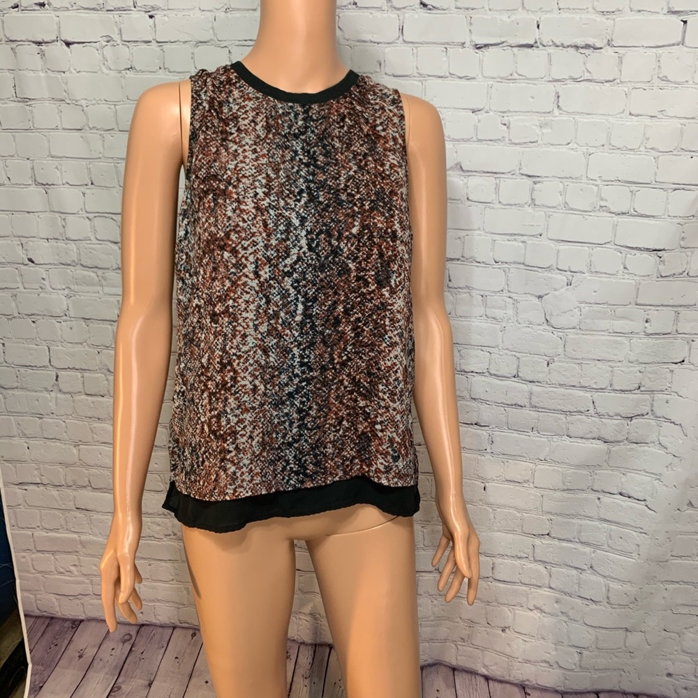 Mossimo Abstract Flowy Mossimo Top small business casual boho sleeveless